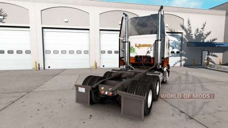Haut Holz-Shop für eine Zugmaschine Freightliner für American Truck Simulator
