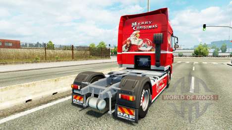 La peau de Coca-Cola sur le camion DAF pour Euro Truck Simulator 2