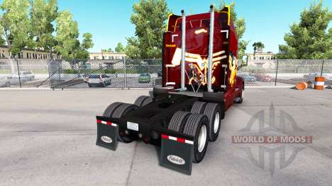 Wonder Woman de la peau pour le camion Peterbilt pour American Truck Simulator