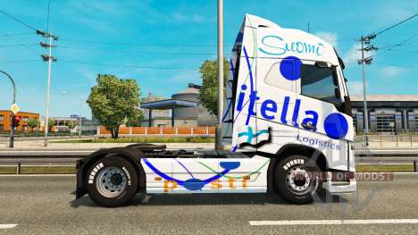 Itella skin für Volvo-LKW für Euro Truck Simulator 2