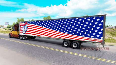 Haut der Statue Of Liberty auf dem Anhänger für American Truck Simulator