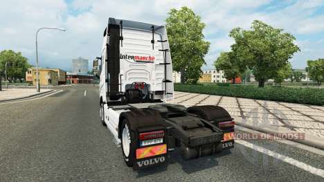 Intermarché de la peau pour Volvo camion pour Euro Truck Simulator 2