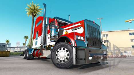 La peau de l'Armée sur le camion Kenworth W900 pour American Truck Simulator