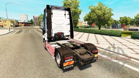 Schwerlast Transport skin for Volvo truck für Euro Truck Simulator 2