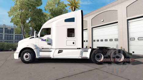 Haut auf die Fed-Ex-truck Kenworth für American Truck Simulator
