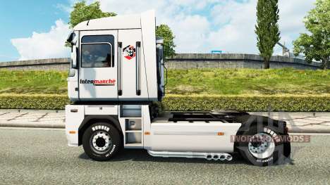 Intermarché de la peau pour Renault camion pour Euro Truck Simulator 2