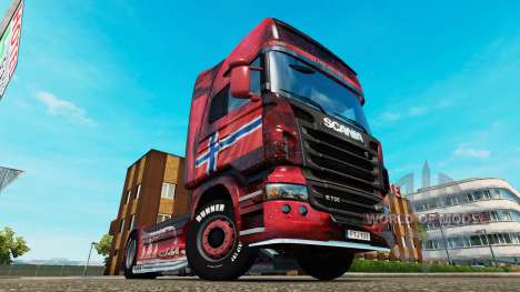 La norvège peau pour Scania camion pour Euro Truck Simulator 2