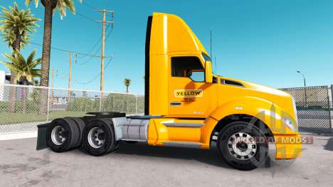 Peau Jaune Corp sur le camion Kenworth pour American Truck Simulator