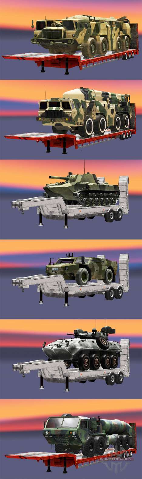 Semi Durchführung militärischer Ausrüstung v1.1 für Euro Truck Simulator 2