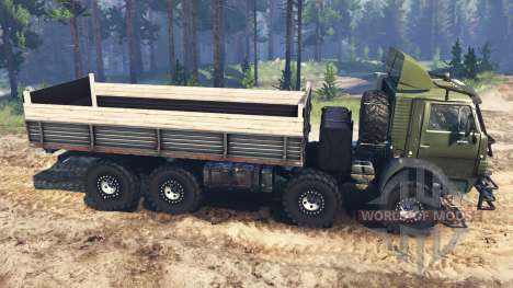 KamAZ-6350 Mustang v3.0 pour Spin Tires