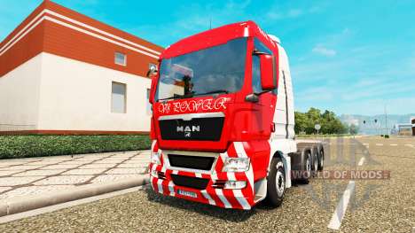 MAN TGX 8x4 für Euro Truck Simulator 2