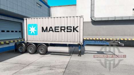 Semi-navire porte-conteneurs Maersk pour American Truck Simulator