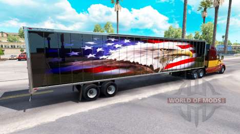 Haut amerikanischen Adler auf der Rückseite eine für American Truck Simulator