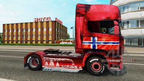 La norvège peau pour Scania camion pour Euro Truck Simulator 2