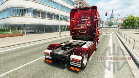 Noël de la peau pour Scania camion pour Euro Truck Simulator 2