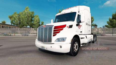 Haut auf Keystone westlichen Peterbilt Zugmaschi für American Truck Simulator