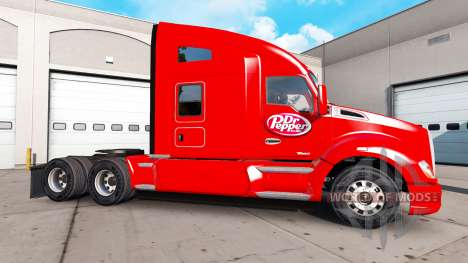 La peau de Dr Pepper sur un tracteur Kenworth pour American Truck Simulator