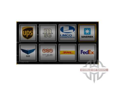 De vrais logos de la société pour American Truck Simulator