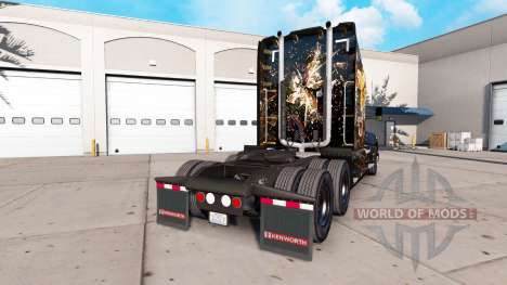 Peau de tigre pour Peterbilt et Kenworth camions pour American Truck Simulator