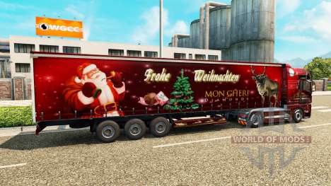 Weihnachts-skin für MAN-LKW für Euro Truck Simulator 2