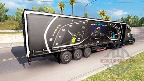 Haut-Welten am Besten auf einem Kenworth-Zugmasc für American Truck Simulator