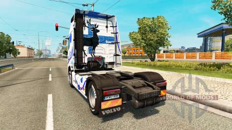 Itella de la peau pour Volvo camion pour Euro Truck Simulator 2