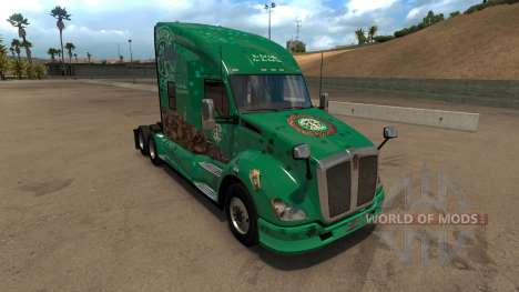 Kenworth T680 Starbucks Skin für American Truck Simulator