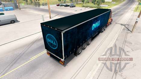 Dell peau sur la remorque pour American Truck Simulator
