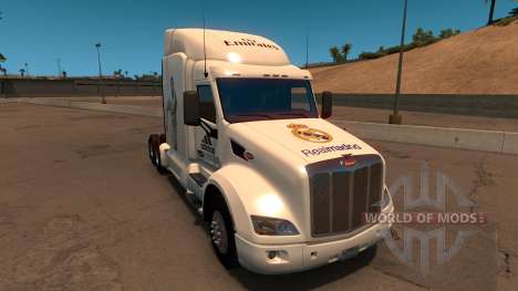 Peterbilt 579 Real Madrid Skin pour American Truck Simulator