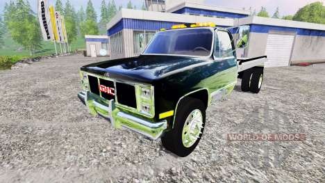 GMC 3500 1986 [flatbed] pour Farming Simulator 2015