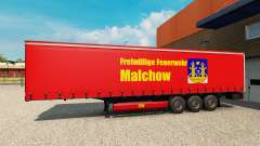 Haut auf FFW Malchow trailer für Euro Truck Simulator 2