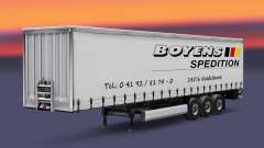 Haut Boyens v1.1 auf dem Anhänger für Euro Truck Simulator 2