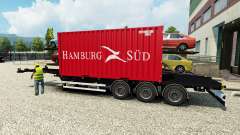 Semi porte-conteneurs pour Euro Truck Simulator 2