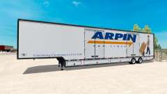 La semi-remorque camion de Déménagement RD pour American Truck Simulator