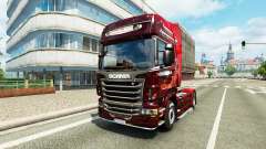 Weihnachts skin für Scania-LKW für Euro Truck Simulator 2