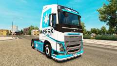 Maersk peau pour Volvo camion pour Euro Truck Simulator 2
