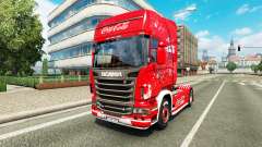 Haut Coca-Cola auf der Zugmaschine Scania für Euro Truck Simulator 2