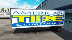 La peau de l'Amérique du Pneu sur la remorque pour American Truck Simulator