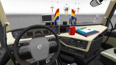 Aktualisiert Innenraum Volvo FH für Euro Truck Simulator 2