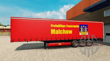 Haut auf FFW Malchow trailer für Euro Truck Simulator 2