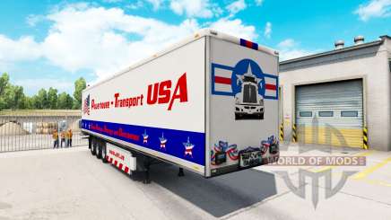 Centrale semi-remorque de Transport-UNIS pour American Truck Simulator