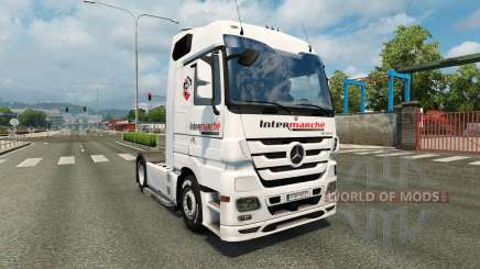 Haut Intermarket auf der Sattelzugmaschine Mercedes-Benz für Euro Truck Simulator 2