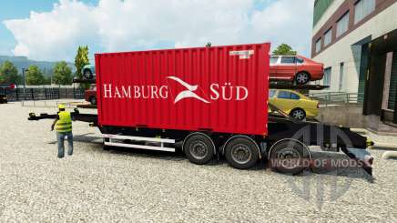Semi porte-conteneurs pour Euro Truck Simulator 2