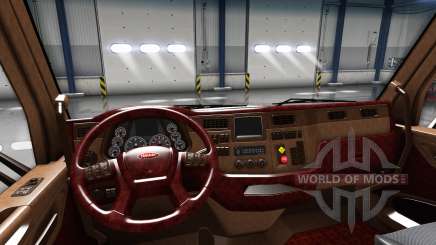 L'intérieur de luxe Peterbilt 579 pour American Truck Simulator