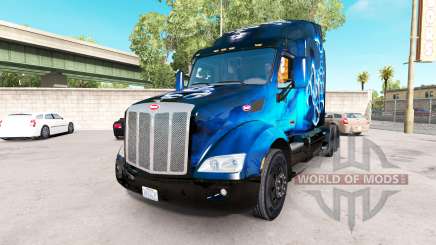 Scorpio Blue de la peau pour le camion Peterbilt pour American Truck Simulator
