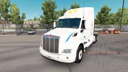 La peau Wallmart pour camion Peterbilt pour American Truck Simulator