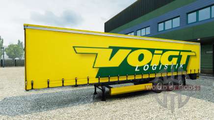 Voigt Logistik skin v1.2 on the trailer für Euro Truck Simulator 2