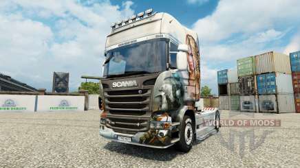 La peau de Guild Wars 2 Norn sur le tracteur Scania pour Euro Truck Simulator 2