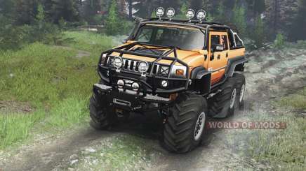 Hummer H2 6x6 [03.03.16] pour Spin Tires