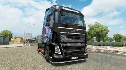 Böse Augen-skin für den Volvo truck für Euro Truck Simulator 2